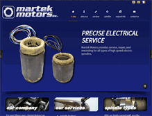 Tablet Screenshot of martekmotors.com